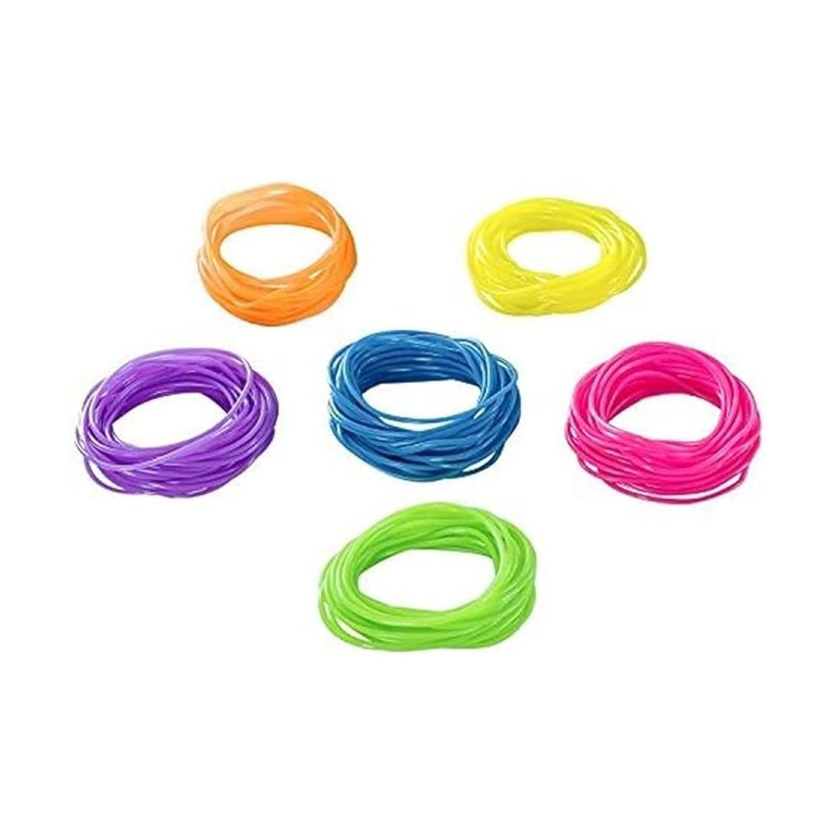 Super Z Outlet Pulseras elásticas coloridas de gel