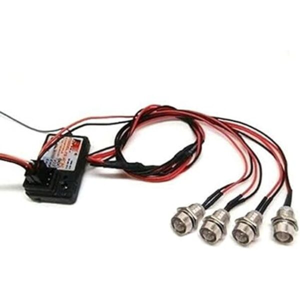 ShareGoo Kit de faros delanteros de luz LED de 4 ledes_6