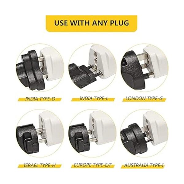 de 4 adaptadores universales adaptadores de Reino Unido a_3