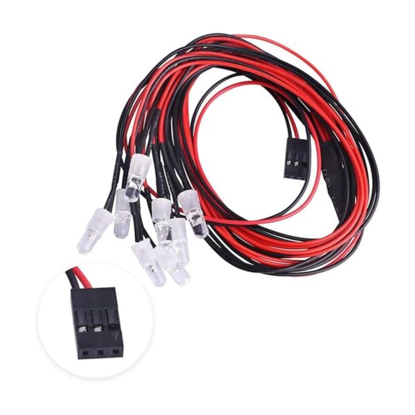 Hobbypark Kit de 4 luces LED de coche a control remoto_2