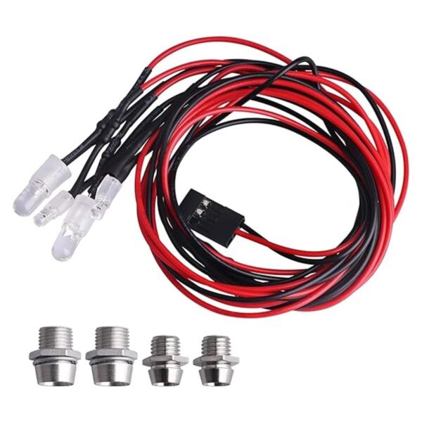 Hobbypark Kit de 4 luces LED de coche a control remoto_3
