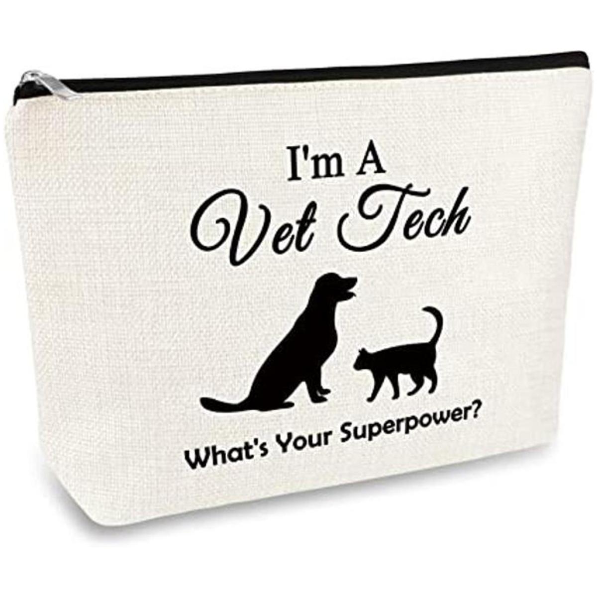 Vet Tech Bolsa de maquillaje para veterinario regalo de