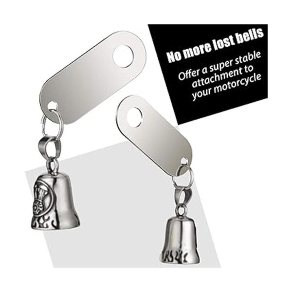 2 perchas para campana de motocicleta y 2 anillos_2