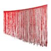 Borde de flecos rojos con borlas borde de costura 6