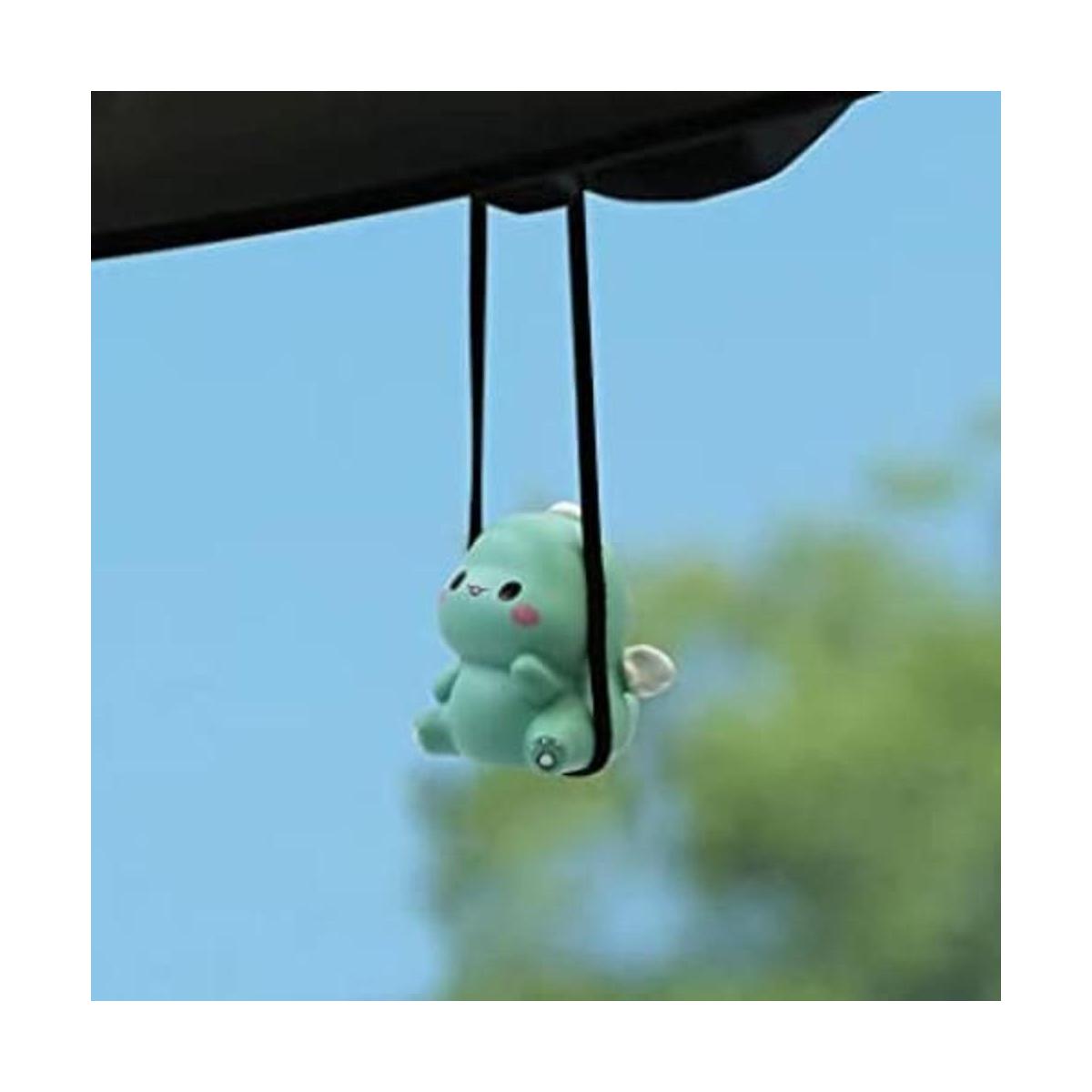 Adorno colgante de dinosaurio para espejo retrovisor
