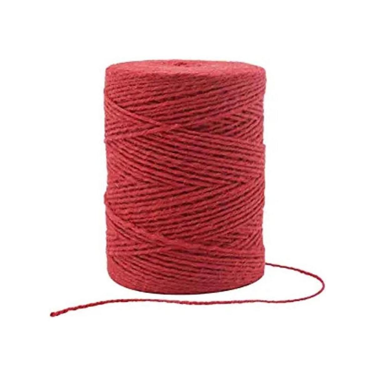 Tenn Well Cordel de yute rojo cuerda de embalaje de 656