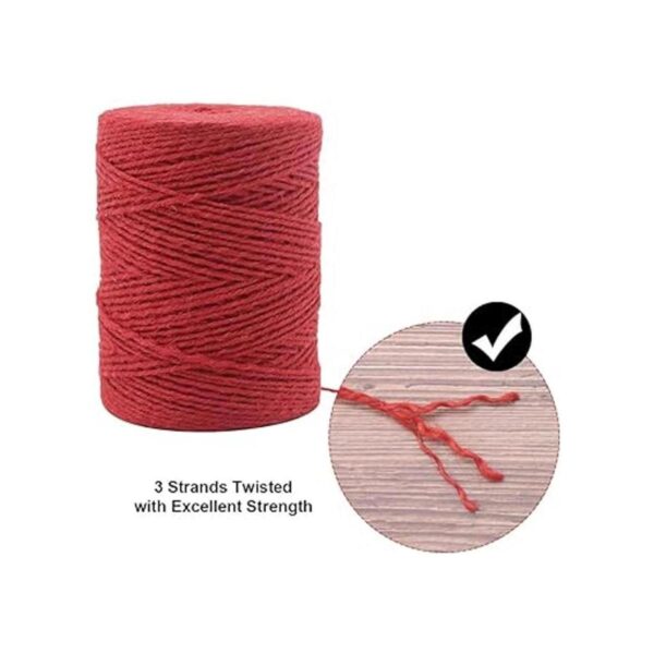Tenn Well Cordel de yute rojo cuerda de embalaje de 656_4
