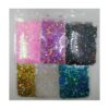 6 colores de estrellas luna grueso con purpurina_5