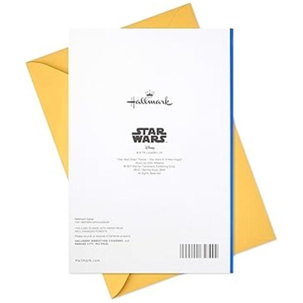 Hallmark Tarjeta de cumpleaños divertida de Star Wars con_6