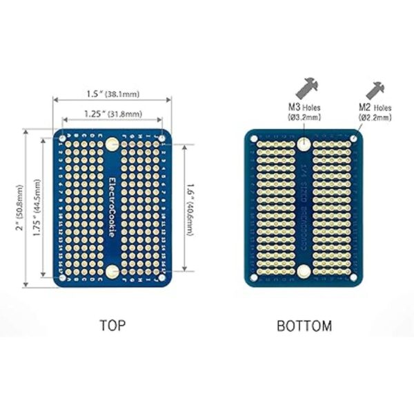 ElectroCookie Mini PCB prototipo placa soldable para_3