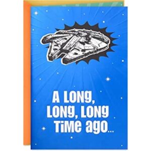Hallmark Tarjeta de cumpleaños divertida de Star Wars con_1