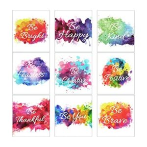 9 piezas inspiradoras de arte de pared pintura abstracta_1