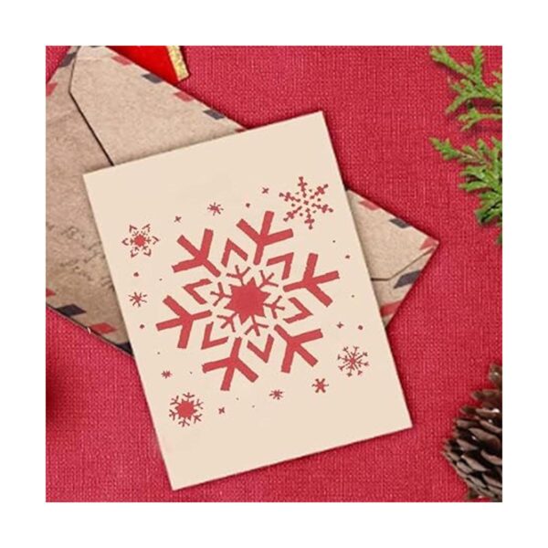Juego de plantillas de copo de nieve de Navidad