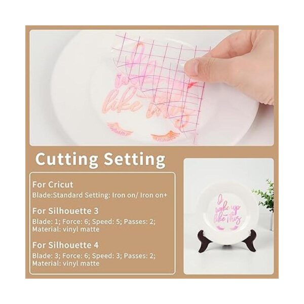 IModeur Vinilo holográfico permanente para Cricut_4