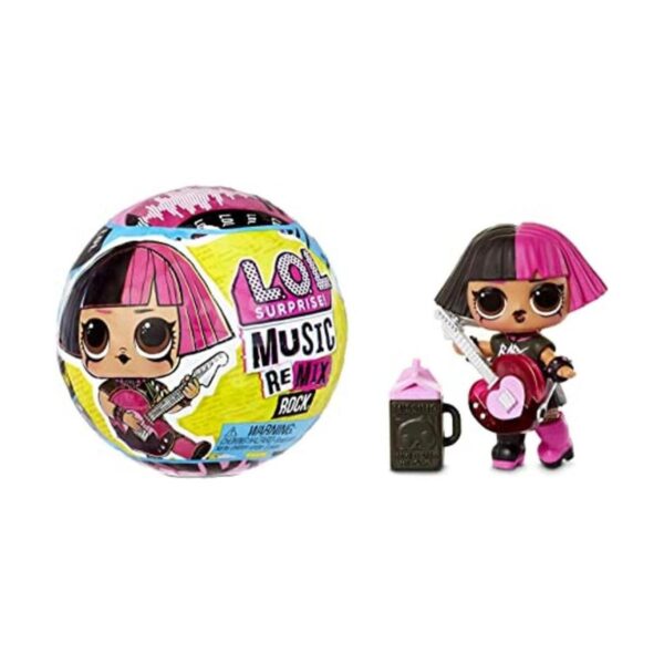 LOL Surprise Remix Rock Dolls Lil Sisters con 7 sorpresas_1