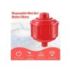 4 piezas desechables mini filtros de agua de aire