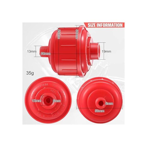 4 piezas desechables mini filtros de agua de aire