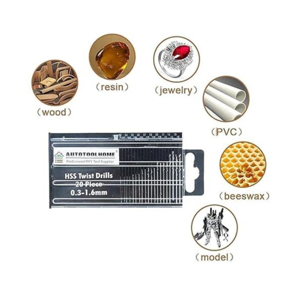 AUTOTOOLHOME Juego de brocas de mano de cobre con 20_3