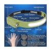 COSOOS Linterna LED recargable lámpara de cabeza_4