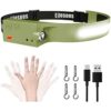 COSOOS Linterna LED recargable lámpara de cabeza_1