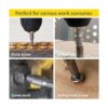 B BOSI TOOLS Juego de 12 extractores de tornillos dañados