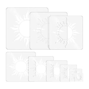9 plantillas de sol reutilizables para el sol plantillas