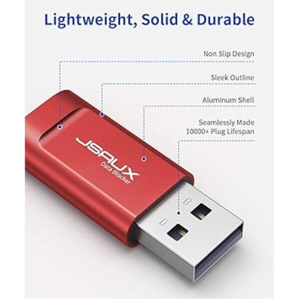 Bloqueador de datos USB JSAUX paquete de 4 USBA_4