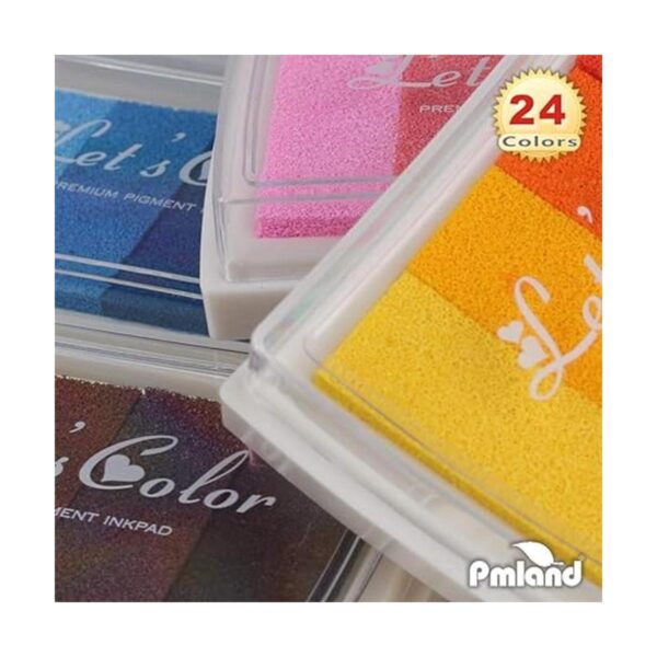 PMLAND Juego de 6 almohadillas de tinta para sellos de_3