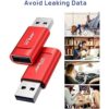 Bloqueador de datos USB JSAUX paquete de 4 USBA_5