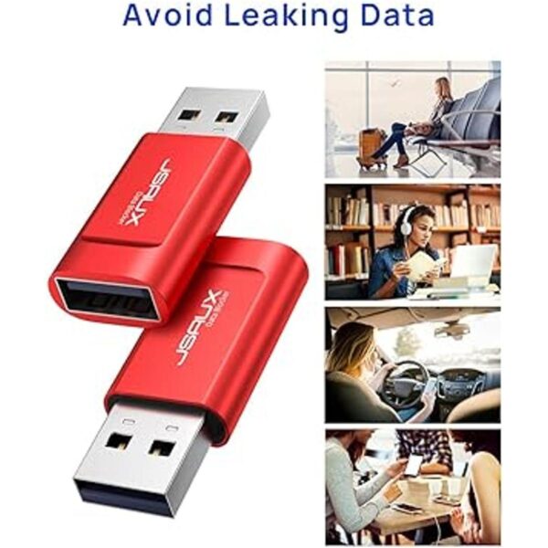 Bloqueador de datos USB JSAUX paquete de 4 USBA_5