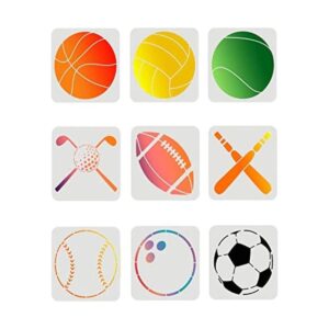 FINGERINSPIRE 9 plantillas de pelota deportiva béisbol_1