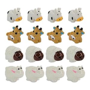 JKanruh 40 piezas de mini animales de resina en miniatura_1