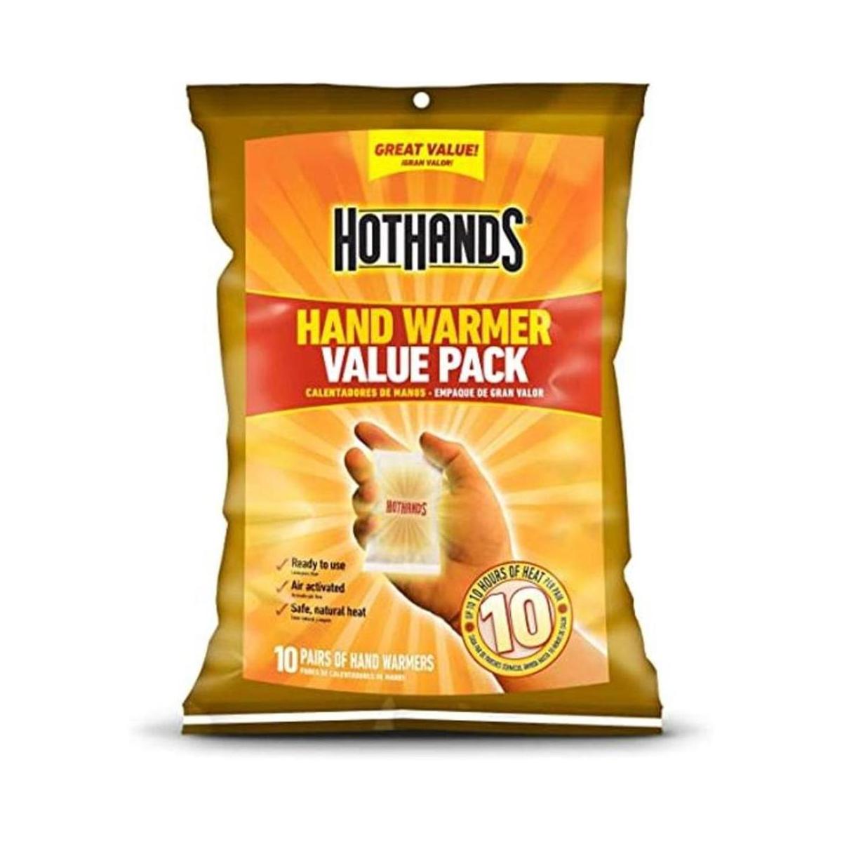 Pack de calentadores de manos de la marca Hothands