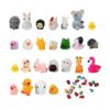Kbraveo Juego de 45 piezas de mini animales de adorno en