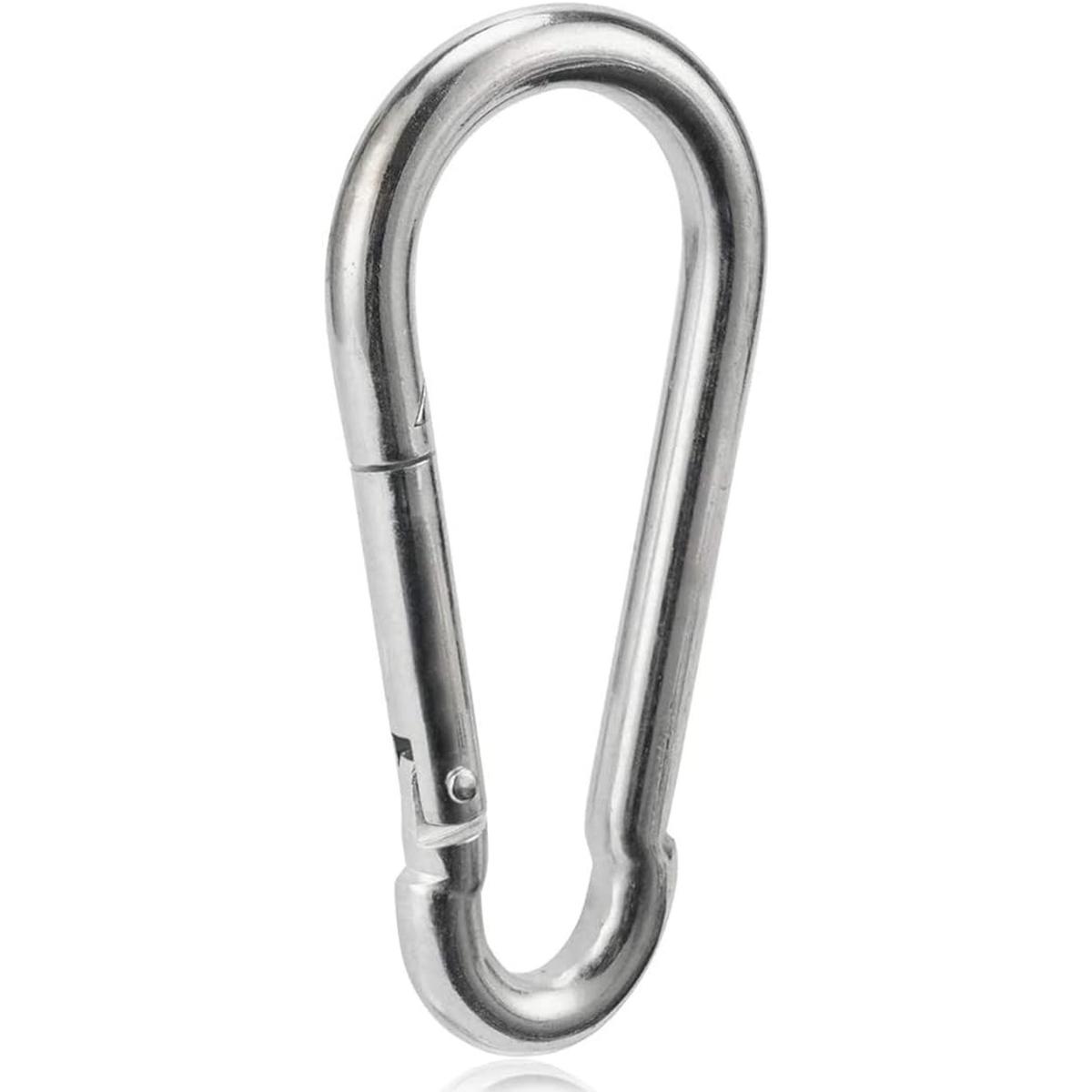 OWAYOTO Mosquetón de 0.472 x 5.512 in resistente gran
