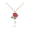Aylifu 30 dijes de rosas esmaltadas para manualidades