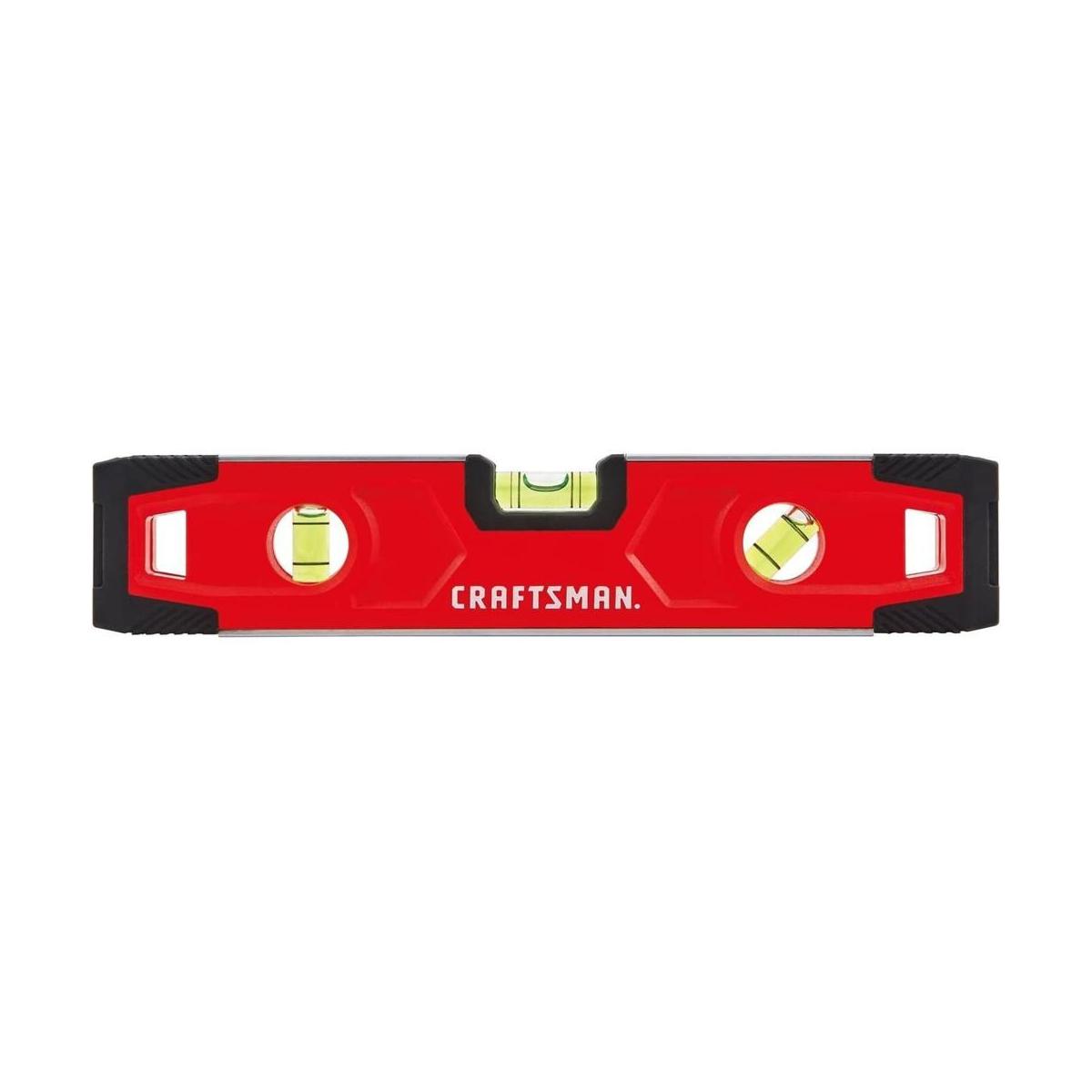 CRAFTSMAN Nivel de torpedo magnético 9 pulgadas