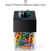 2 cajas dispensadoras de clip de papel magnético con 200_3