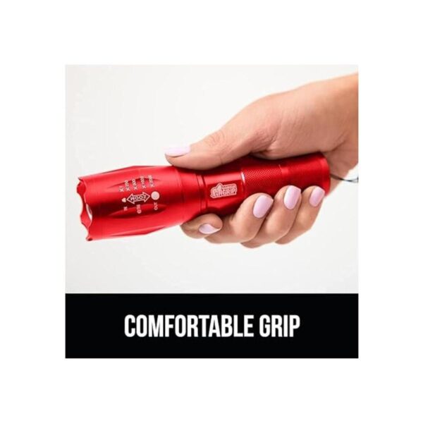 Gorilla Grip Linterna táctica LED de mano altos lúmenes_6