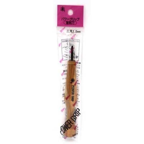 Mikisyo Cuchillo de tallado Power Grip triangular de 0.059_2