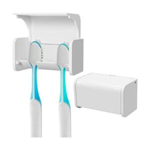 Linkidea Paquete de 2 soportes para cepillo de dientes_1