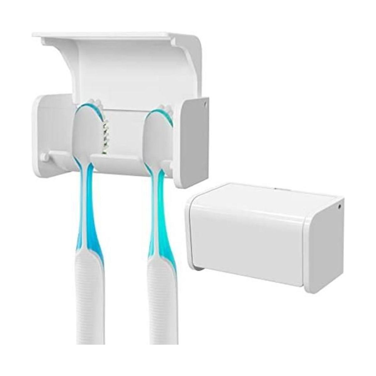 Linkidea Paquete de 2 soportes para cepillo de dientes