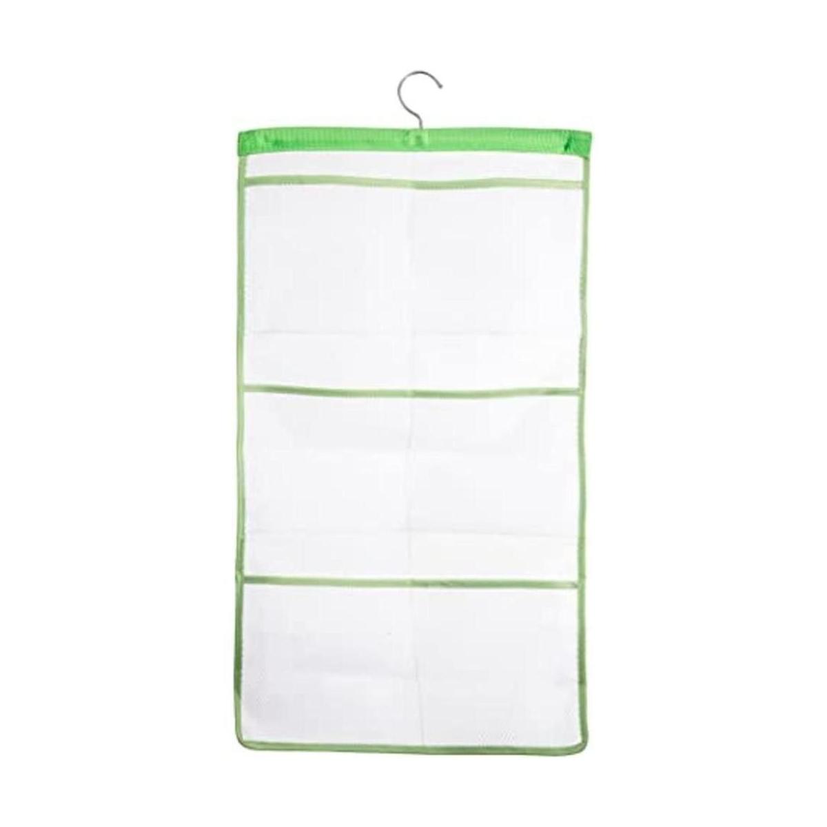 ALYER 6 bolsillos de almacenamiento colgante de malla para
