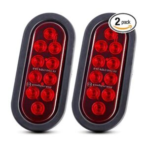 Meerkatt Paquete de 2 bombillas LED ovaladas de goma LED_1