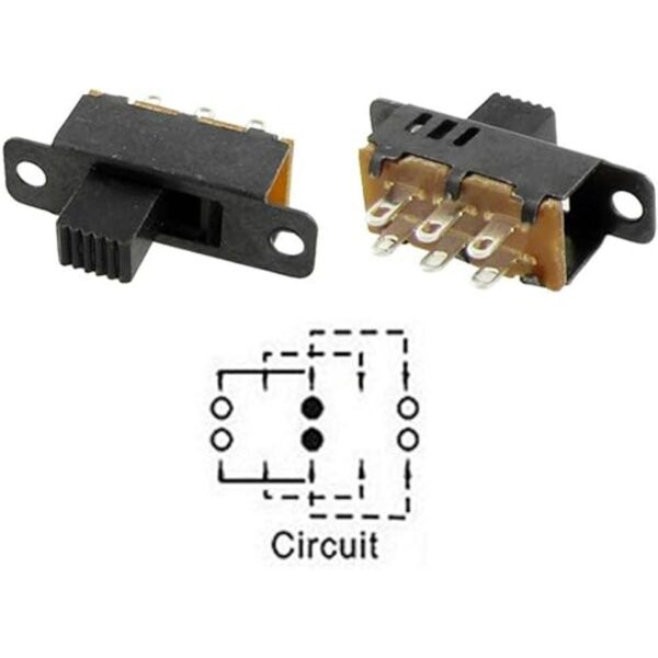 uxcell Interruptor deslizante 10 unidades 6 pines 3_2