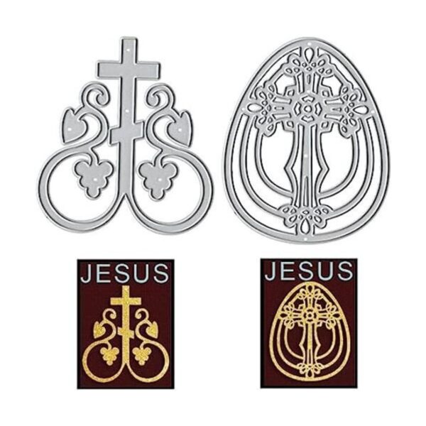 Troqueles de fondo de cruz de metal para hacer tarjetas_1