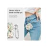 Olytop Funda para AirPods con diseño de flores y_2