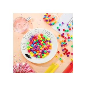 600 piezas de corazones Pony cuentas de estrellas grandes