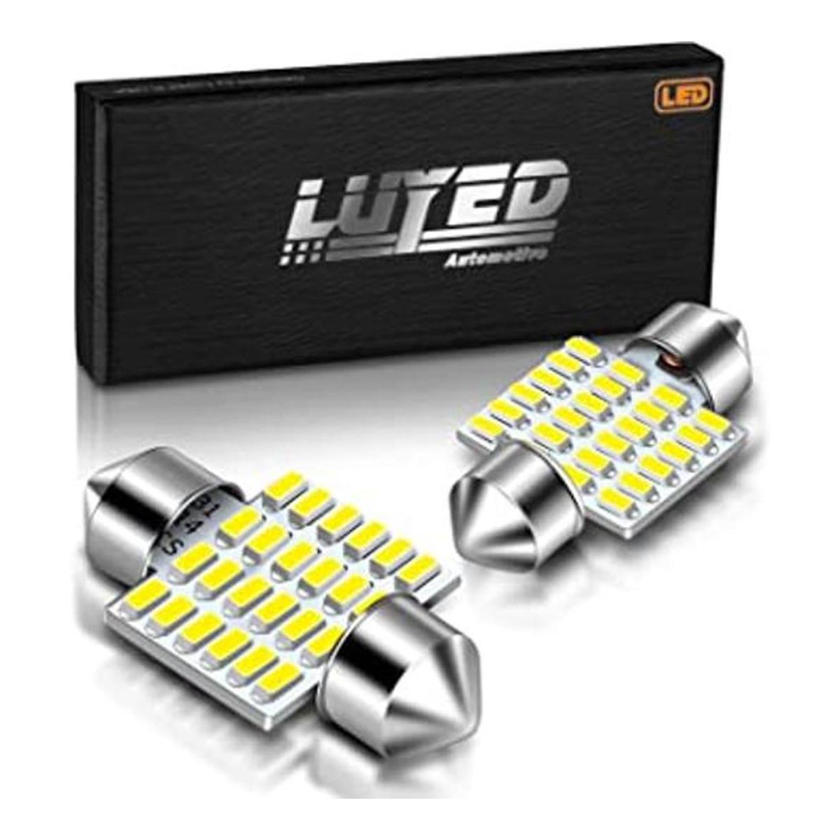 LUYED 2 X 300 lúmenes superbrillates 3014 24EX Chipsets