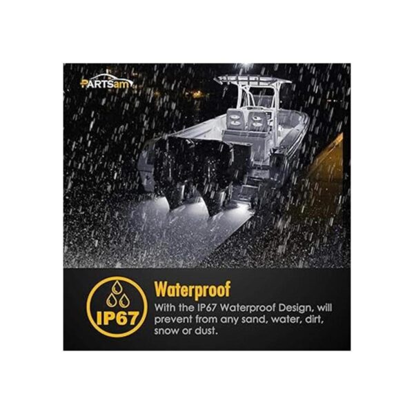 Partsam Barra LED de línea ultra fina de 4 pulgadas 6_5